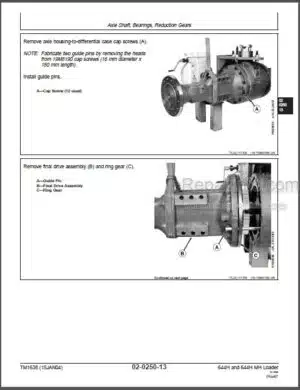 Photo 8 - John Deere 5403 5303 Repair Manual Tractors TM8088