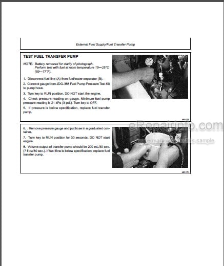 Photo 1 - John Deere 675 675B Repair Manual Skid Steer Loaders TM1374