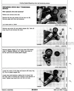 Photo 8 - John Deere 8430 8630 Repair Manual Tractors TM1143