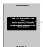 Photo 5 - John Deere 7200R 7215R 7230R 7260R 7280R Repair Manual Tractors TM110119