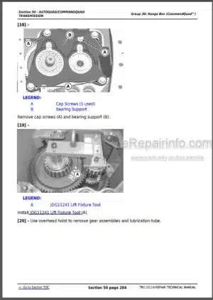 Photo 7 - John Deere 7200R 7215R 7230R 7260R 7280R Repair Manual Tractors TM110119