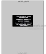 Photo 5 - John Deere 7210 7410 7510 Operation And Tests Service Manual Tractors TM1654