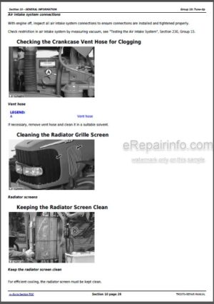 Photo 7 - John Deere 5083E Limited 5101E Limited 5083E - 5101E Diagnosis And Tests Technical Manual Tractors TM112419