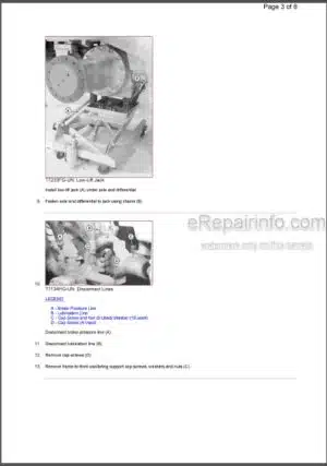 Photo 3 - John Deere 744E Repair Manual Loader TM1455