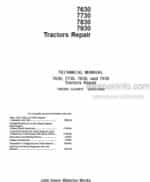 Photo 5 - John Deere 7630 7730 7830 7930 Repair Manual Tractors TM2266
