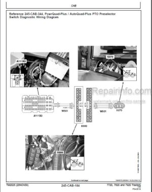 Photo 12 - John Deere 7720 7820 7920 Operation And Test Manual Tractors TM2025