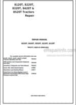 Photo 4 - John Deere 8120T 8220T 8320T 8420T 8520T Repair Manual Tractors TM1971