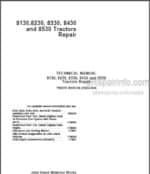 Photo 3 - John Deere 8130 8230 8330 8430 8530 Repair Manual Tractors TM2270