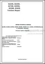 Photo 5 - John Deere 8225R 8245R 8270R 8295R 8320R 8345R Repair Manual Tractors TM104319