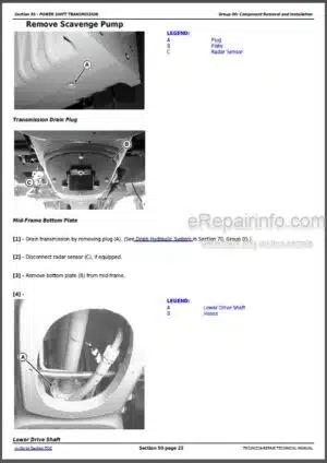 Photo 4 - John Deere 8225R 8245R 8270R 8295R 8320R 8345R Repair Manual Tractors TM104319