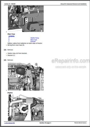 Photo 8 - John Deere 5403 5600 5603 5605 5700 5705 Repair Manual Tractors TM8139