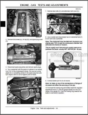 Photo 3 - John Deere 852i XUV Repair Manual Gator Utility Vehicle TM107119