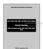Photo 5 - John Deere 9230 9330 9430 9530 9630 Repair Manual Tractors TM2267