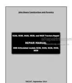 Photo 5 - John Deere 9230 9330 9430 9530 9630 Repair Manual Tractors TM2267