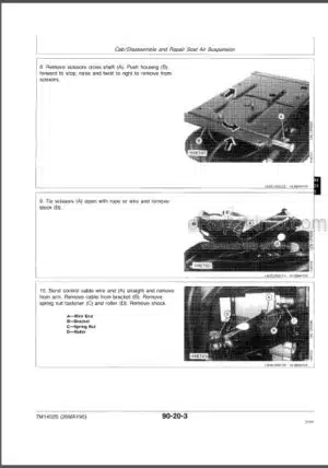 Photo 2 - John Deere 9400 9500 SideHill 9600 9500 Diagnostics And Repair Technical Manual Maximizer Combines TM1402S