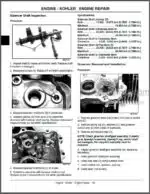 Photo 2 - John Deere GT225 GT235 GT235E GT245 Technical Manual Garden Tractors TM1756