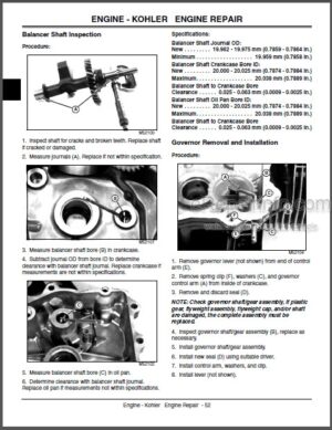 Photo 7 - John Deere F911 F915 F925 F932 F935 Repair Manual Front Mowers TM1487