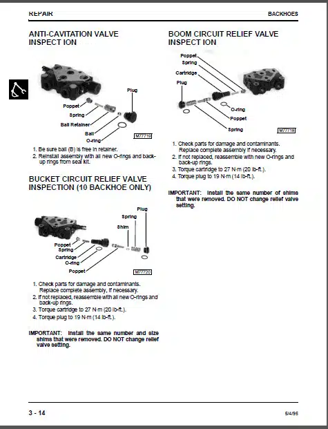 Photo 1 - John Deere Horicon Repair Manual Hydraulic Attachments TM1593
