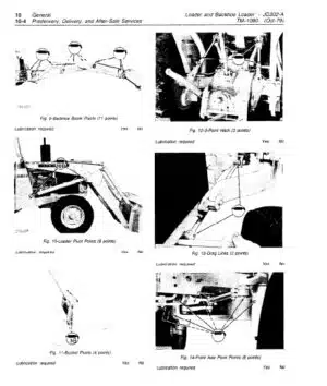 Photo 3 - John Deere JD302-A Technical Manual Backhoe Loader TM1090