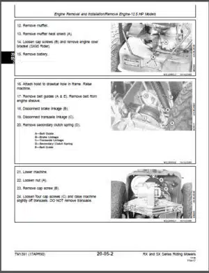 Photo 7 - John Deere 6110-6410 6110L-6510L 6310S-6510S Repair Manual Tractors TM4574