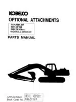 Photo 3 - Kobelco Mark IV SK310 SK310LC Parts Manual Hydraulic Excavator Attachments Hydraulic Breaker S3LC7107