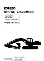Photo 3 - Kobelco Mark IV SK430 Parts Manual Hydraulic Excavator S3LS7108