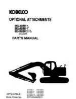 Photo 3 - Kobelco SK115SR-1E SK115SR-1ES SK135SR-1E SK135SRLC-1E SK135SRLC-1ES Parts Manual Hydraulic Excavator Attachments S3YV03406ZE01