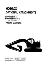 Photo 3 - Kobelco SK135SR-1E SK135SRLC-1E Parts Manual Hydraulic Excavator Telescopic S3YY02604ZE01