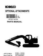 Photo 3 - Kobelco SK135SR-1E SK135SRLC-1E SK135SRLC-1ES Parts Manual Hydraulic Excavator S3YY02003ZE01