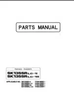 Photo 3 - Kobelco SK135SRLC-1E SK135SRLC-1ES Parts Manual Hydraulic Excavator S3YY00014ZE01