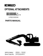 Photo 3 - Kobelco SK235SR-1E SK235SRNLC-1E Parts Manual Hydraulic Excavator S3YF02020ZE01