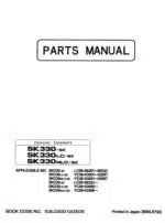 Photo 3 - Kobelco SK330-6E SK330LC-6E SK330NLC-6E Parts Manual Hydraulic Excavator S3LC000112ZW06