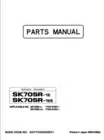 Photo 3 - Kobelco SK70SR-1E SK70SR-1ES Parts Manual Hydraulic Excavator S3Y00009ZE01