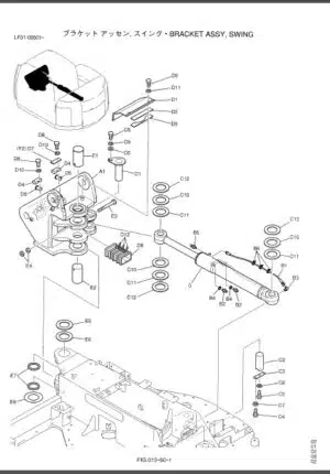 Photo 6 - Kobelco SK80MSR-1E SK80CS-1E SK80MSR-1ES Parts Manual Hydraulic Excavator S3LF00003ZE02