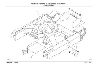 Photo 6 - Takeuchi TB53FR Parts Manual Excavator BJ1Z006-1