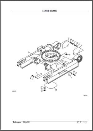 Photo 2 - Takeuchi TB175C Parts Manual Excavator