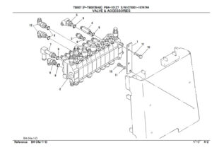 Photo 11 - Takeuchi TB007 Parts Manual Excavator PB4-101Z7