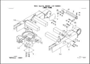 Photo 9 - Takeuchi TB016 Parts Manual Excavator