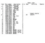 Photo 5 - Takeuchi TB020 Parts Manual Excavator PD3-101Z1