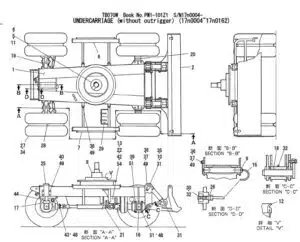 Photo 12 - Takeuchi TB070W Parts Manual Excavator PW1-101Z1