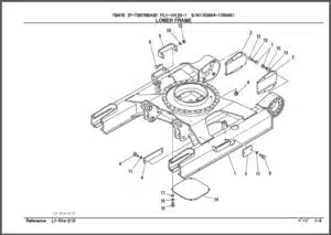 Photo 4 - Takeuchi TB070 Parts Manual Excavator PL1-101Z5-1