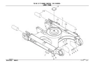 Photo 11 - Takeuchi TB1140 Parts Manual Excavator