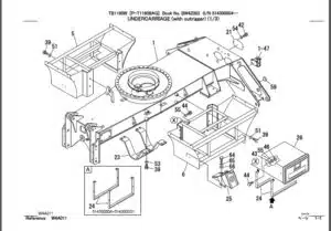 Photo 1 - Takeuchi TB1160W Parts Manual Excavator