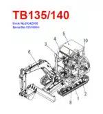 Photo 3 - Takeuchi TB140 Parts Manual Excavator