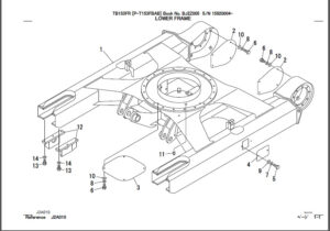 Photo 2 - Takeuchi TB153FR Parts Manual Excavator