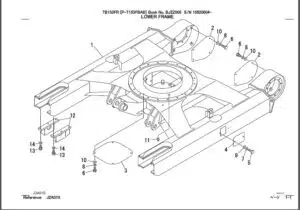 Photo 8 - Takeuchi TB153FR Parts Manual Excavator