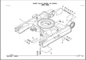 Photo 6 - Takeuchi TB175W Parts Manual Excavator