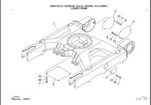 Photo 7 - Takeuchi TL120 Parts Manual Track Loader BT3Z001