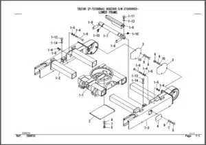 Photo 1 - Takeuchi TB215R Parts Manual Excavator