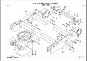 Photo 6 - Takeuchi TB15 TB120 Parts Manual Compact Excavator